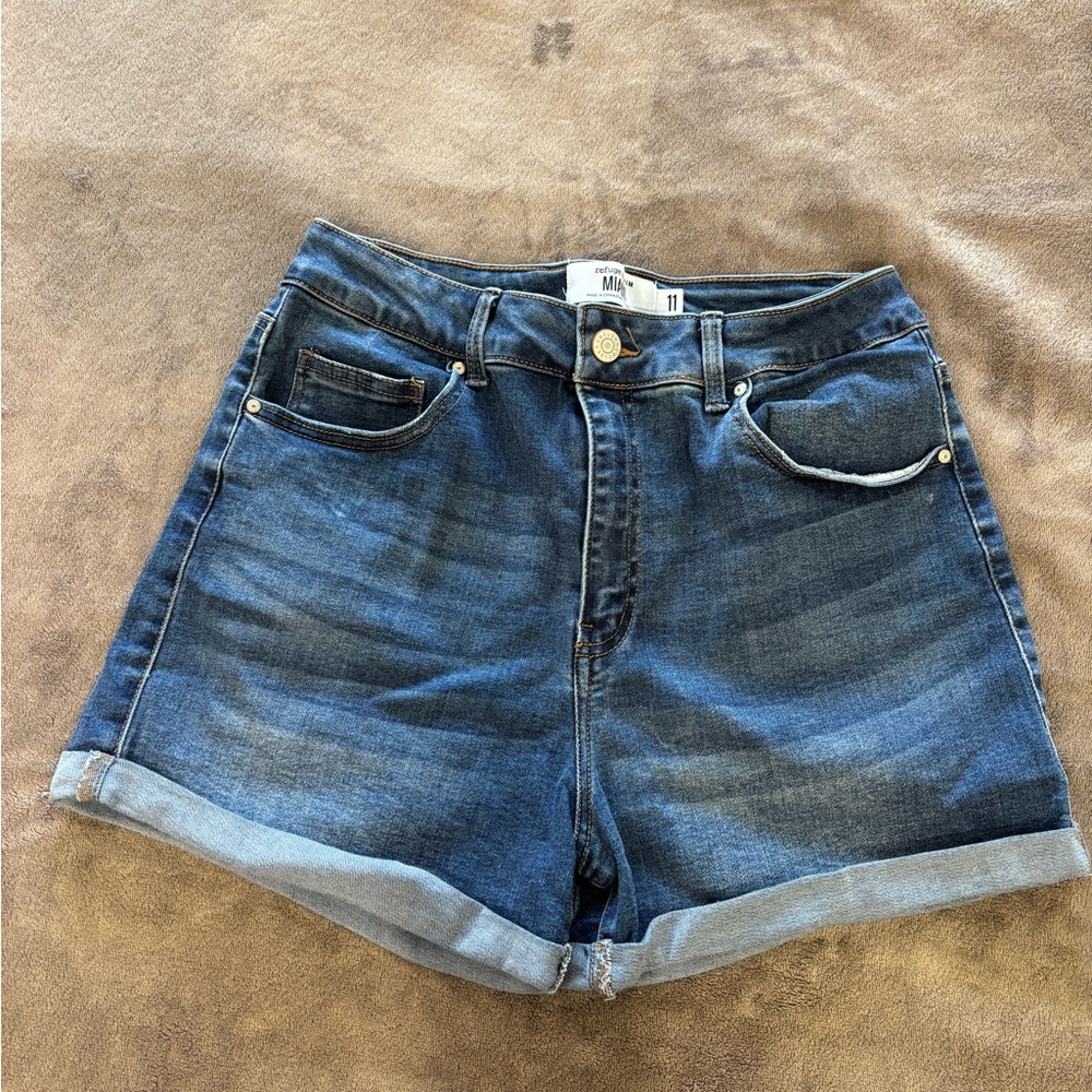 Women's Blue Denim Shorts